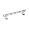 Amerock, Davenport, 5 1/16" (128mm) Bar Pull, Polished Chrome