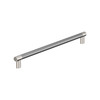 Amerock, Esquire, 18" Bar Appliance Pull, Polished Nickel / Stainless Steel