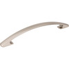 Elements, Strickland, 6 5/16" (160mm) Curved Pull, Satin Nickel