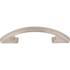 Elements, Strickland, 3" Curved Pull, Satin Nickel- alternate view