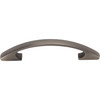 Elements, Strickland, 3 3/4" (96mm) Curved Pull, Brushed Pewter - alternate view