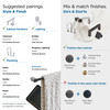 Amerock, Monument, Single Prong Hook, Oil Rubbed Bronze - suggested pairings