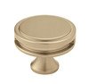 Amerock, Oberon, 1 3/4" Round Knob, Golden Champagne