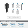 Amerock, St Vincent, Single Prong Hook, Matte Black - included hardware