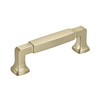 Amerock, Stature, 3 3/4" (96mm) Straight Pull, Golden Champagne