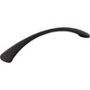 Elements, Belfast, 5 1/16" (128mm) 6" Length Curved Bow Pull, Black