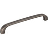 Elements, Slade, 5 1/16" (128mm) Curved Pull, Brushed Pewter