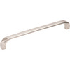 Elements, Slade, 6 5/16" (160mm) Curved Pull, Satin Nickel