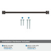 Amerock, Mulholland, 12 5/8" (320mm) Straight Pull, Oil Rubbed Bronze - included hardware