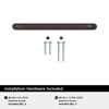 Amerock, Everyday Basics, Wire Pulls, 3 3/4" (96mm) Wire Pull, Oil Rubbed Bronze - included hardware