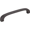 Elements, Slade, 3 3/4" (96mm) Curved Pull, Gunmetal