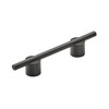 Amerock, Transcendent, 3 3/4" (96mm) Bar Pull, Matte Black with Matte Black