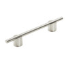 Amerock, Transcendent, 5 1/16" (128mm) Bar Pull, Polished Nickel with Polished Nickel