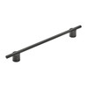 Amerock, Transcendent, 10 1/16" (256mm) Bar Pull, Matte Black with Matte Black