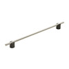 Amerock, Transcendent, 12 5/8" (320mm) Bar Pull, Matte Black with Polished Nickel