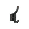 Amerock, Aliso, Decorative Double Prong Wall Hook, Oil Rubbed Bronze