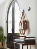 Amerock, Burbank, Decorative Wall Hook, Matte Black with Satin Nickel - installed 3