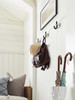 Amerock, Burbank, Decorative Wall Hook, Matte Black with Satin Nickel - installed 1