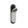 Amerock, Unison, Decorative Wall Hook, Matte Black with Polished Nickel
