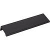 Elements, Edgefield, 6" Length 5" Center Edge Pull, Matte Black