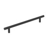 Amerock, Everyday Basics, Bar Pulls Hollow, 8 13/16" (224mm) Bar Pull, Matte Black