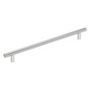 Amerock, Everyday Basics, Bar Pulls Hollow, 11 5/16" (288mm) Bar Pull, Polished Chrome