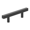 Amerock, Everyday Basics, Bar Pulls Square, 3" (76mm) Bar Pull, Matte Black