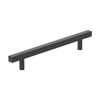 Amerock, Everyday Basics, Bar Pulls Square, 6 5/16" (160mm) Bar Pull, Matte Black