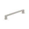 Amerock, Everyday Basics, Bridgeport, 6 5/16" (160mm) Straight Pull, Satin Nickel