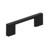 Amerock, Everyday Basics, Cityscape, 3" (76mm) Straight Pull, Matte Black