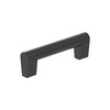 Amerock, Everyday Basics, Composite, 3 3/4" (96mm) Straight Pull, Matte Black