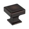 Amerock, Everyday Basics, Eleva, 1 3/16" (30mm) Square Knob, Oil Rubbed Bronze