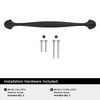 Amerock, Everyday Basics, Fairfield, 6 5/16" (160mm) Curved Pull, Oil Rubbed Bronze - included hardware