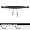 Amerock, Everyday Basics, Franklin, 6 5/16" (160mm) Straight Pull, Oil Rubbed Bronze - included hardware