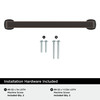 Amerock, Everyday Basics, Hybridize, 6 5/16" (160mm) Straight Pull, Oil Rubbed Bronze - included hardware