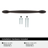Amerock, Everyday Basics, Intertwine, 6 5/16" (160mm) Curved Pull, Oil Rubbed Bronze - included hardware