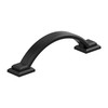 Amerock, Everyday Basics, Sheffield, 3" (76mm) Curved Pull, Matte Black