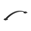 Amerock, Everyday Basics, Sheffield, 6 5/16" (160mm) Curved Pull, Matte Black