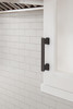 Amerock, Everyday Basics, Triomphe, 3 3/4" (96mm) Straight Pull, Oil Rubbed Bronze - installed