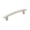 Amerock, Everyday Basics, Willow, 5 1/16" (128mm) Curved Bar Pull, Satin Nickel