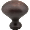 Elements, Merryville, 1 1/8" Oval Knob, Brushed Oil Rubbed Bronze - alt image