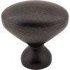 Elements, Merryville, 1 1/4" (32mm) Oval Knob, Brushed Oil Rubbed Bronze - alt image