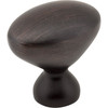 Elements, Merryville, 1 1/4" (32mm) Oval Knob, Brushed Oil Rubbed Bronze