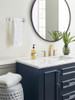 Amerock, Revitalize, 9" Towel Bar, Polished Nickel - installed 1