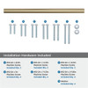Amerock, Versa, 12" (305mm) Straight Appliance Pull, Golden Champagne - included hardware