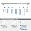 Amerock, Davenport, 18" Bar Appliance Pull, Satin Nickel - hardware