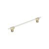 Amerock, Urbanite, 8 13/16" (224mm) Bar Pull, Golden Champagne with White