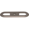 Top Knobs, Brockwell, Brockwell, 2 3/4" Length Knob Backplate, Ash Gray