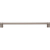 Top Knobs, Brockwell, Newburn, 12" (305mm) Straight Pull, Ash Gray
