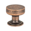 Berenson, Folklore, 1 3/16" Round Knob, Weathered Copper